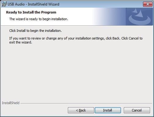 dialogruta. 0 Installationen startar.