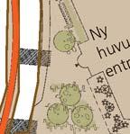 köpcentrum entré entré och handel Ko m m an de de taljplan: Ti llb yg gn ad 2 vån egen en tré beﬁntlig kontor Hållplats Busshållplats