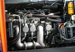 Hydraulpumparna regleras elektroniskt för en noggrannare styrning av