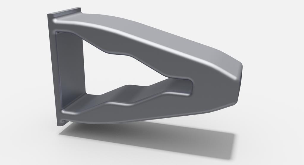 Figur 16: CAD-modell av den optimerade strukturen.