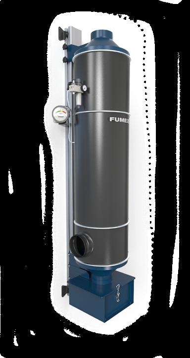 Ett flexibelt modulfilter för partiklar och gas. Fumex CVs moduluppbyggnad och stabila montageprofil ger möjlighet att tillgodose olika behov med flera funktioner i samma produkt.