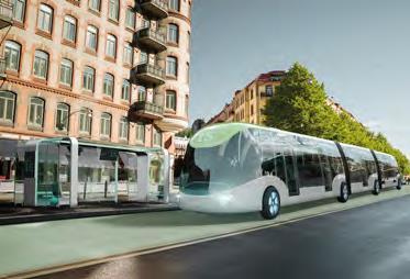 Citybuss: enkelt, effektivt Knyter samman stråk (med relativt många