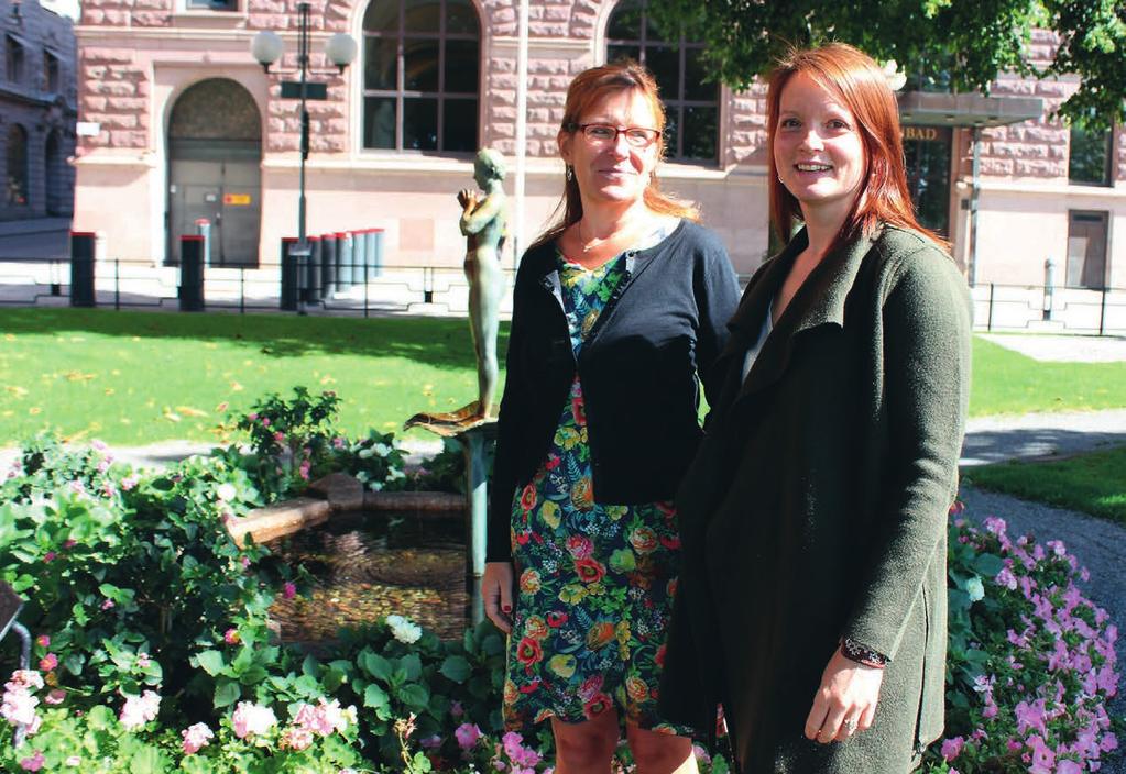 Charlotta Wickman och Karin Kvarfordt Niia.