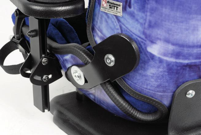 Anatomic Sits - Individuellt formad - Formgjuten sits - Lyfthandtag - Huvudstöd - Armstöd - Krocktestad & godkänd - Flexled