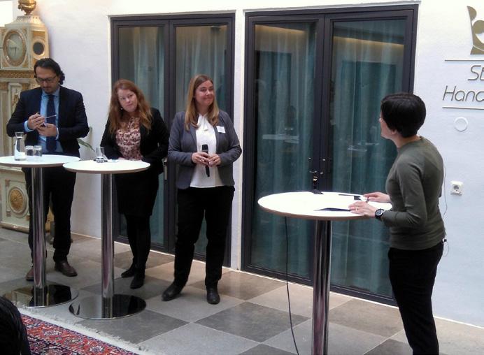 Det finns mängder med designlösningar för arbetskläder som tål t.ex. extrema förhållanden. Cecilias uppfattning är att kunna återanvända denna teknik även i kommersiella produkter här på jorden.
