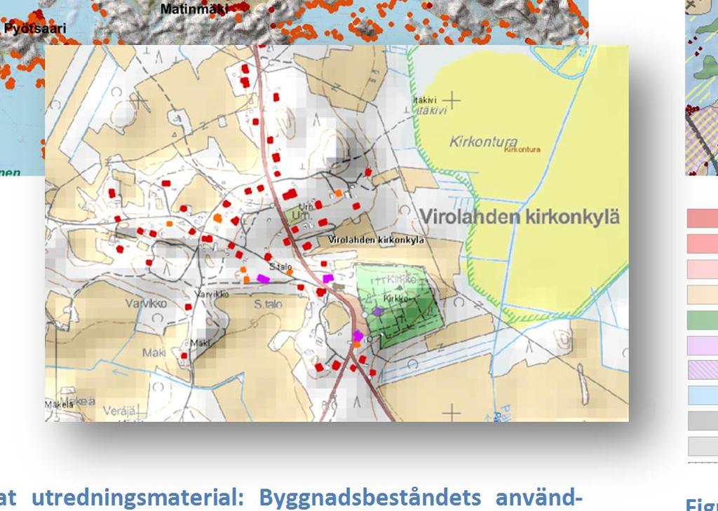 Information av den här typen kan utnyttjas vid planering av områden, till exempel vid definiering av vart bebyggda områden