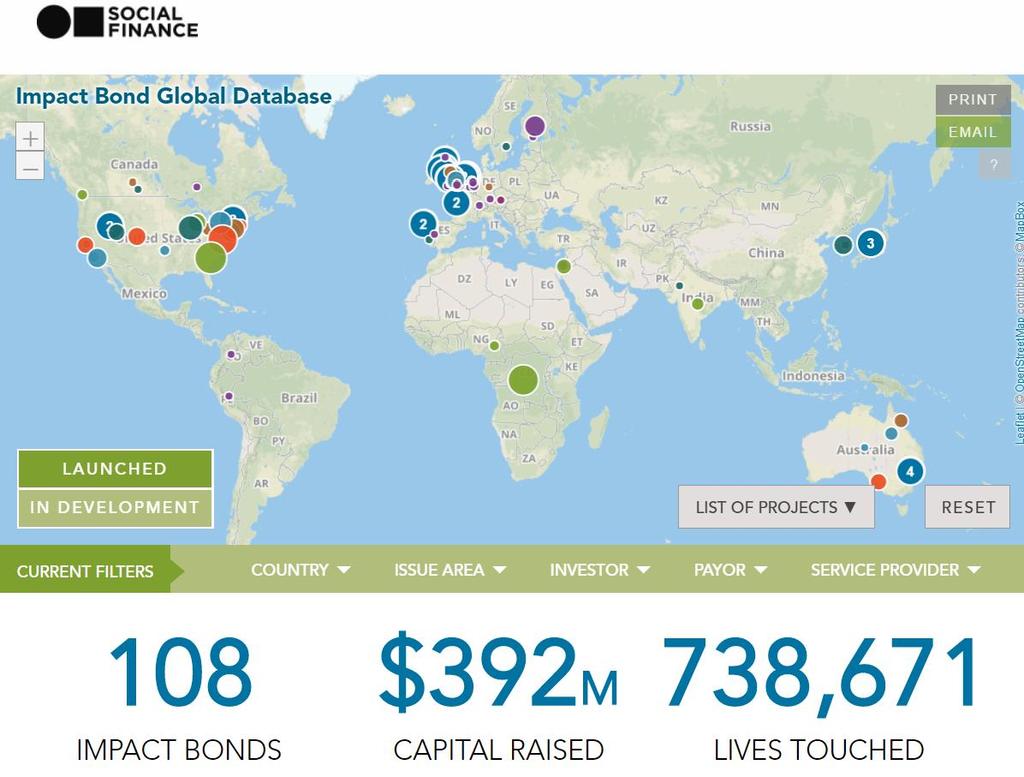 Social Impact Bonds i världen