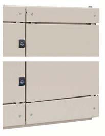DPC, Topp och botten frontpanel DPC/DPCV, Beskrivning: Erfordras för att täcka det återstående utrymme över/under moduldörr (DP)/modulpanel (DPP)/dörr för kabelfack (DPA).