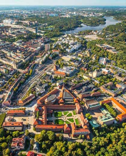 Grafiskt linjeelement, sidfotslinje Sidfotslinjen används i tryckt material och i Powerpointpresentationer i vår primärfärg (blå) i 100 %.