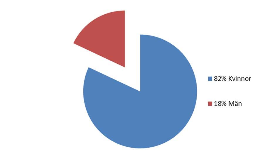 5 (7) Kartläggning av personal och lön uppdelat på kön 2017-12-31 Antal medarbetare, sysselsättningsgrad och ålder Nedanstående uppgifter utgår från tillsvidareanställda medarbetare (exklusive