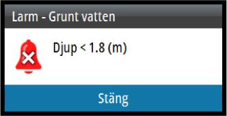 4 Alarms (Larm) Systemlarm Typ av meddelanden Meddelandena är indelade enligt hur den rapporterade situationen påverkar fartyget.