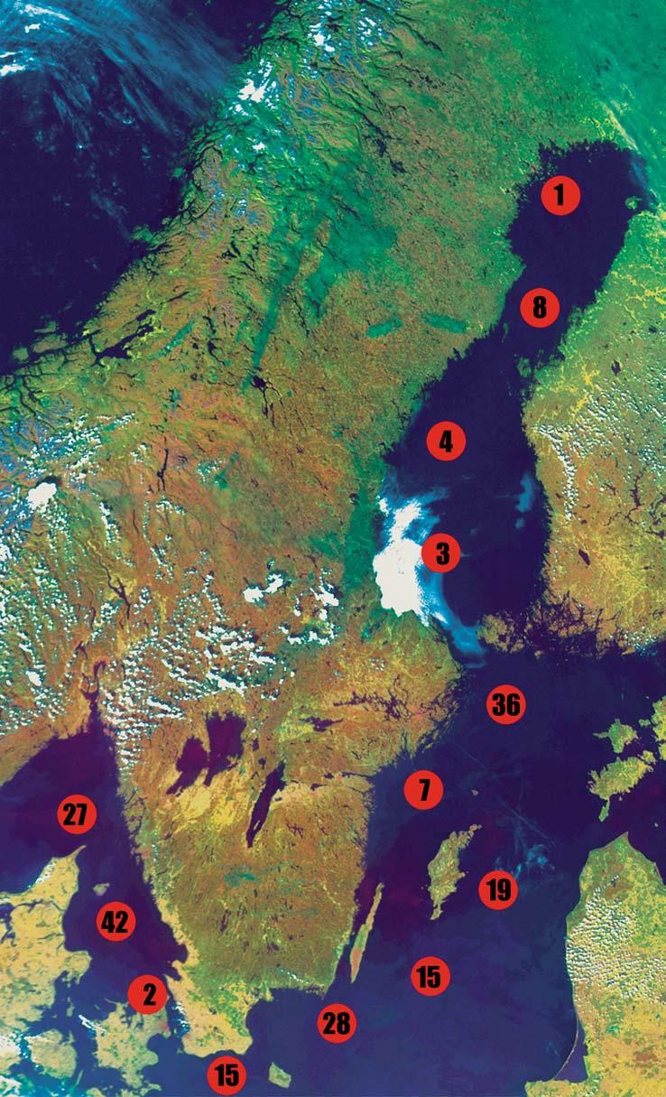 Årsredovisning 2003 Vidare kan man ur statistiken över antalet nedlagda ärenden och pågående utredningar konstatera att effektiviteten har ökat genom att Kustbevakningen fått en snabbare