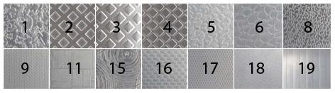 Dekor MÖnster Dekorvalsad i finns i olika mönster (Dek 1-6,8,9,11,15-19) i plåtjocklekar upp till 2,0mm. Mönstervalsad finns i olika mönster (An 2, An 5,An 6)i plåtjocklekar upp till 1,5mm.