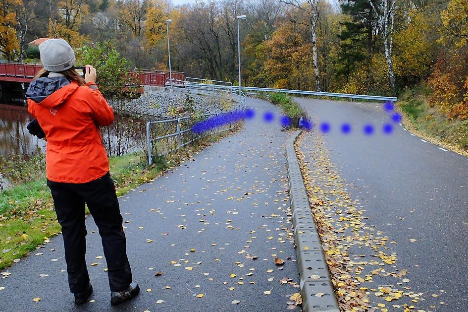 12 Bild 10. IGNITA 2014. Fiskvägen går ut från dammens nedre högra del.