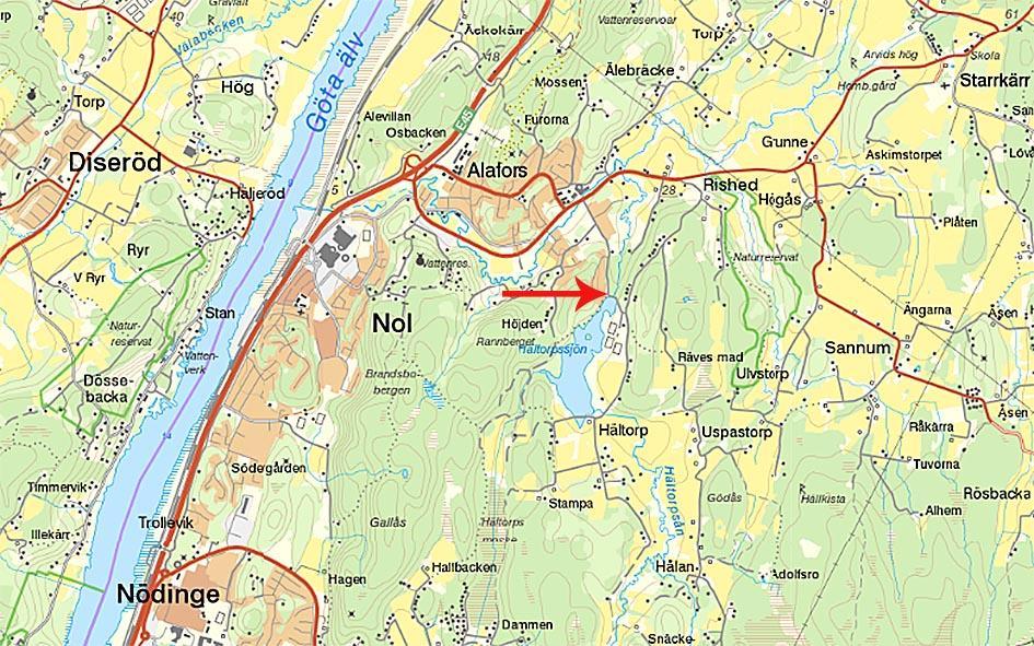 2 Förstudie av fiskväg i Hältorpsån¹, förbi Hältorpssjöns dämme.