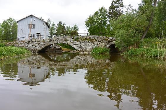 Lokaler samt fångst av fisk i Sjöråsån. Bild 1. Provfiskelokalen vid nätprovfisketillfället 2017-05-29.