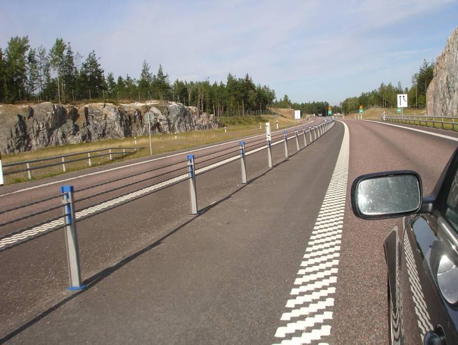 verður á frontal óhöppum, en það eru jafnan alvarlegustu umferðarslysin sem verða á vegum landsins (sjá umfjöllun um ávinning á umferðaröryggi í kafla 16.2).