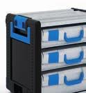 3 hyllplan 1 x L-BOXX 136 tom 2 x L-BOXX 102 tom WORKMO 34-500 BREDD 3 WO 34-500 SBL+FBK Art.-nr.