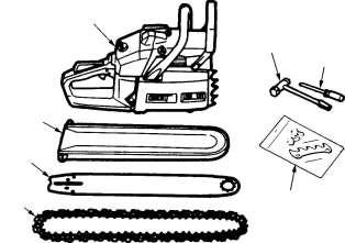 Tekniska specifikationer Motorenhet Kubik 61,5 cm 3 Bensin/olja blandingsförhållande 50 : 1 (2%) Blyfri bensin 95 och två-takts olja Bränsletank kapacitet 0,55 liter Kedjesmörjning Automatisk pump.