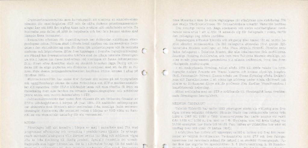 Organisationskommittén med huvuduppgift alt utarbeta en»modell.