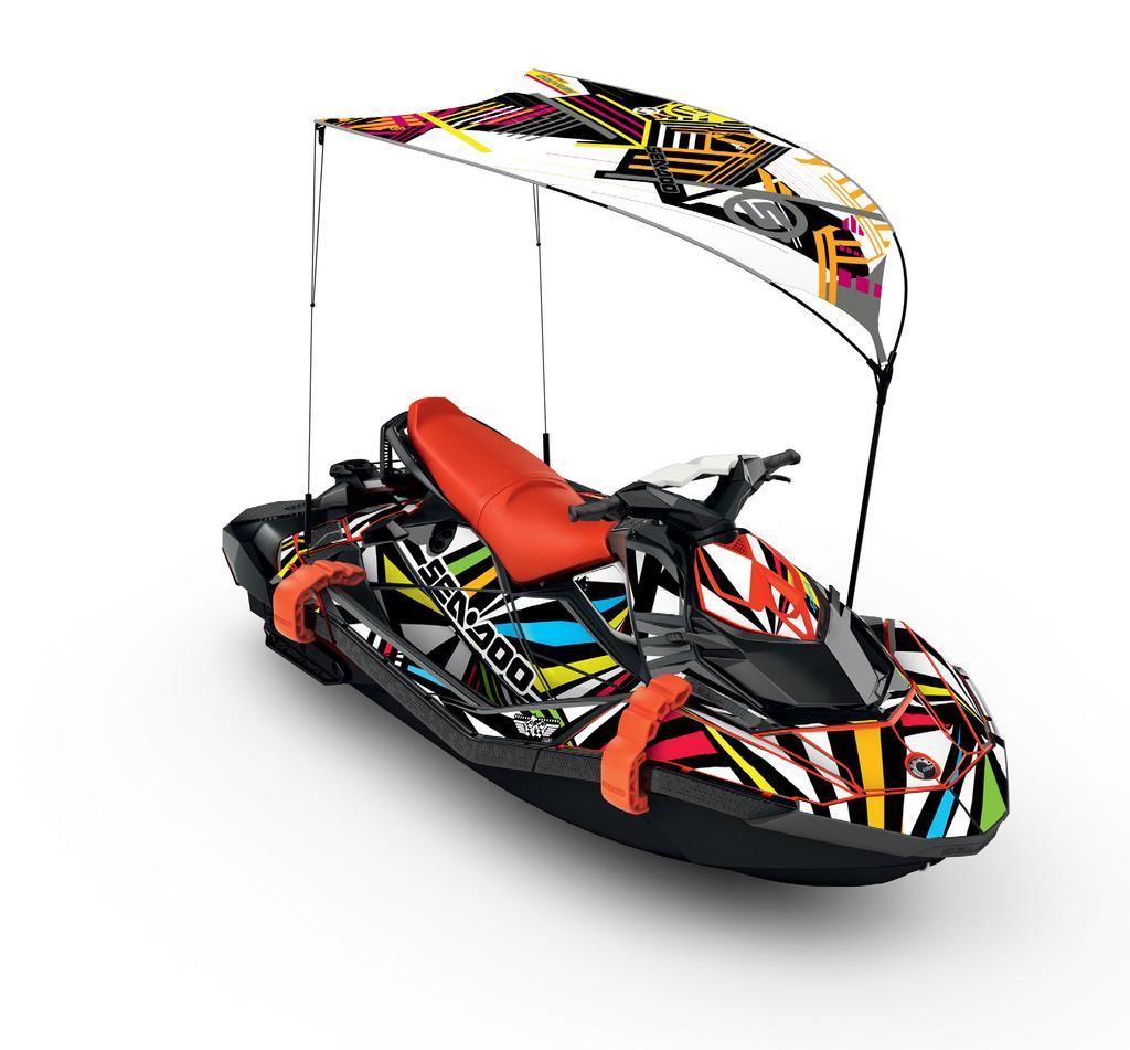 40 BYGG DIN SEA-DOO 1 2 Välj helintegrerade tillbehör som gör vattenskotern unik för dig.