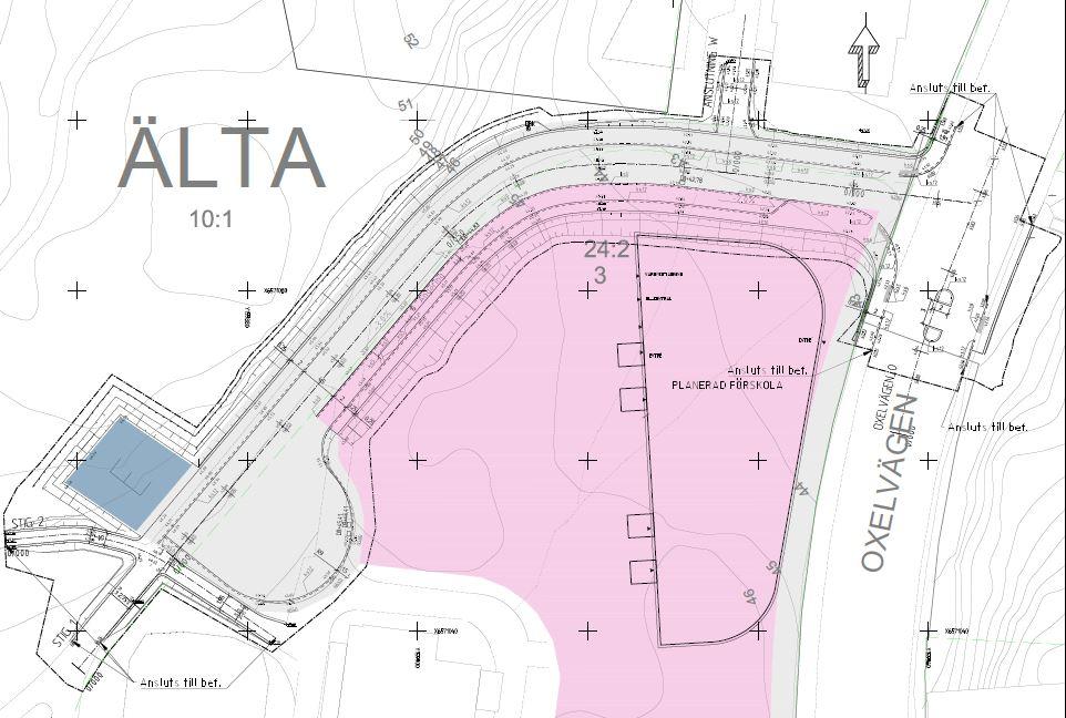 3 (6) om fastighetsreglering för den mark som är utlagd som allmän platsmark, Gata i detaljplanen mellan Nacka kommun och Wallenstam Fastighets AB Älta.