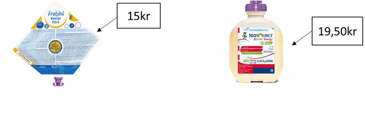 Mer a tänka på vid förskrivning av sondnäring och dess llbehör Tänk totalkonad om du väljer mellan två produkter.