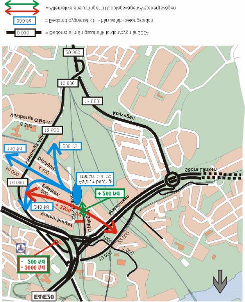 4 (6) Den tillkommande trafiken till asfalt- och betongstationen är liten jämfört med befintlig trafik i området. Som mest är tillkommande trafik ca 1,5 % av den Västberga befintliga.