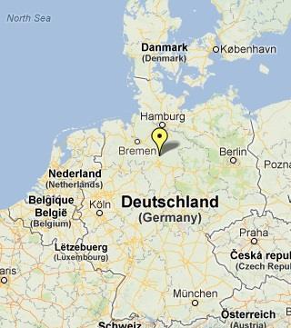 X = Y = = 9,79966694 Resultat: Wietze, Tyskland Figur 17 - Översiktsbild rörande den potentiella lokaliseringen av Hydrowares DC i Wietze. Utsatt på kartan är även Hydrowares tyska kunder.