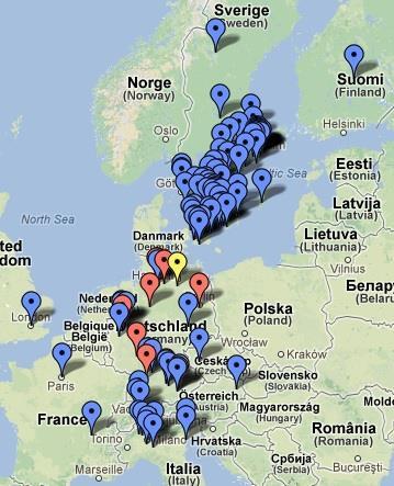 Resultat: Neuestadt-Glewe, Tyskland Figur 21 - Översiktsbild rörande den potentiella lokaliseringen av Hydrowares DC i Neustadt-Glewe.