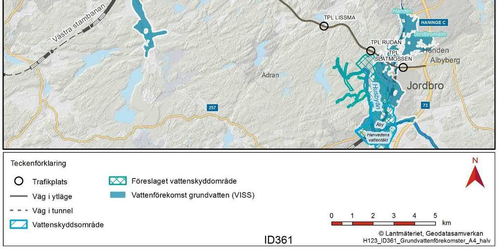 Området Hanveden är ett förslag till nytt vattenskyddsområde.