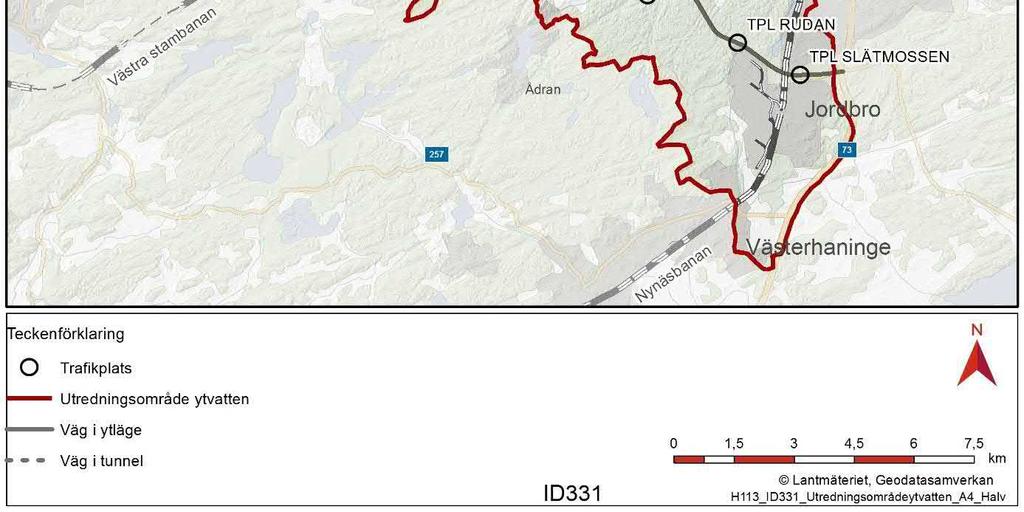 Nedströms liggande vattenförekomst och ytvattendelare har legat till grund för avgränsningen. 4.2. Grundvatten 4.2.1.