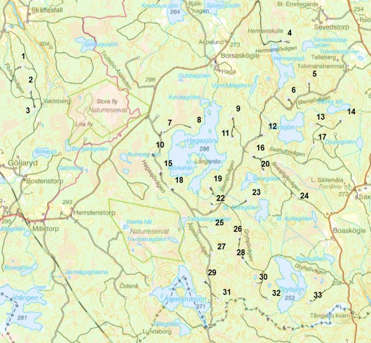 År 1. 2013 Verk 4, 8, 13, 29 och 33 eftersöktes vid tre tillfällen: 17 juli, 17 augusti och 22 september.