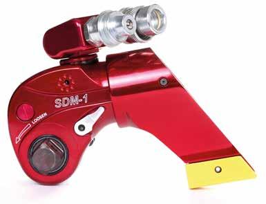 SDM - HYDRAULISKT MOMENTVERKTYG MED DRIVTAPP SDM-modellen är ett av våra Premium Line verktyg som med olika tillbehör kan användas i många olika applikationer.