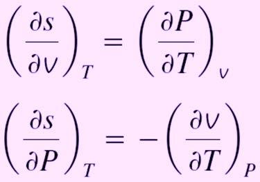 = Mdx + Ndy och använd 1. du = T ds P dv => 2.
