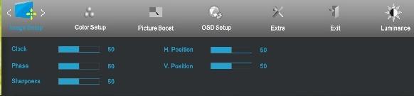 Image Setup (bildinställning) 1. Tryck på (meny) för att visa MENU. 2. Tryck på < eller > för att välja (Image Setup (bildinställning), och tryck på för att gå in. 3.