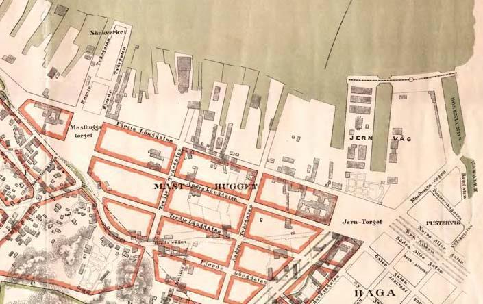 DP JÄRNVÅGSGATAN - PM GEOTEKNIK 6. BEFINTLIGA ANLÄGGNINGAR OCH KONSTRUKTIONER 6.