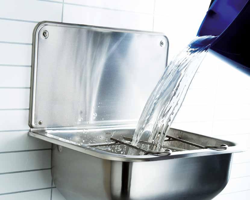 Utslagbackar Enkla att montera Praktiska och hygieniska utslagsbackar, med ett enkelt fästsystem, som säkrar ett stabilt och bra