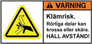 SERVICE - DRIVREMMAR INSPEKTION AV KRAFTUTTAGETS DRIVREM Periodisk inspektion av kraftuttagets drivrem (A) kan förhindra plötsligt haveri genom att hitta
