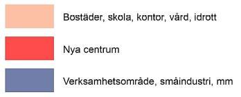 I väster finns viss småindustri samt mark som påverkats av gruvdriften på Luossavaara. Funktioner för friluftsliv finns på en stor del av sträckan.