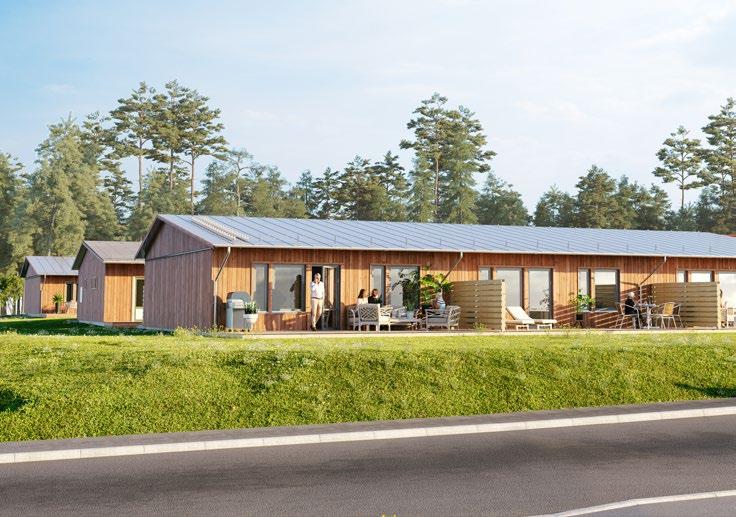 Här, med ett lugnt läge i mysiga Ersboda, byggs nu 6 bekväma enplansradhus speciellt anpassade för seniorer.