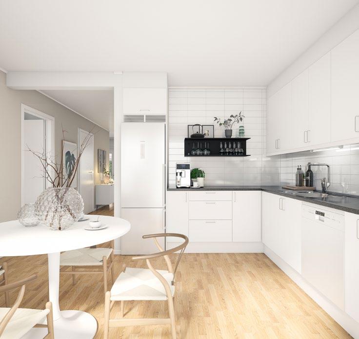 3 2 1 4 5 6 3 2 1 4 5 6 3 4 5 6 12 Projekt: Glaset Norra 13 Bostad: 1 Välkommen in, välkommen hem! Tre av husen byggs med modern planlösning mellan kök och vardagsrum.