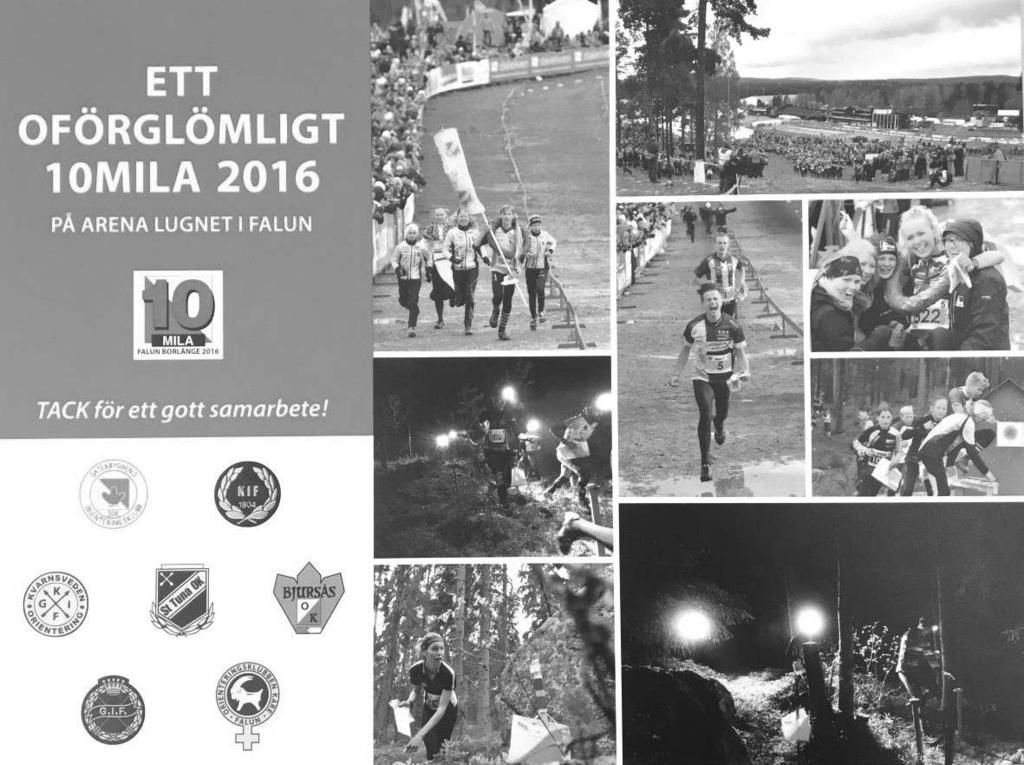 10milaföreningen bestående av: Stora Tuna OK, OK Kåre,