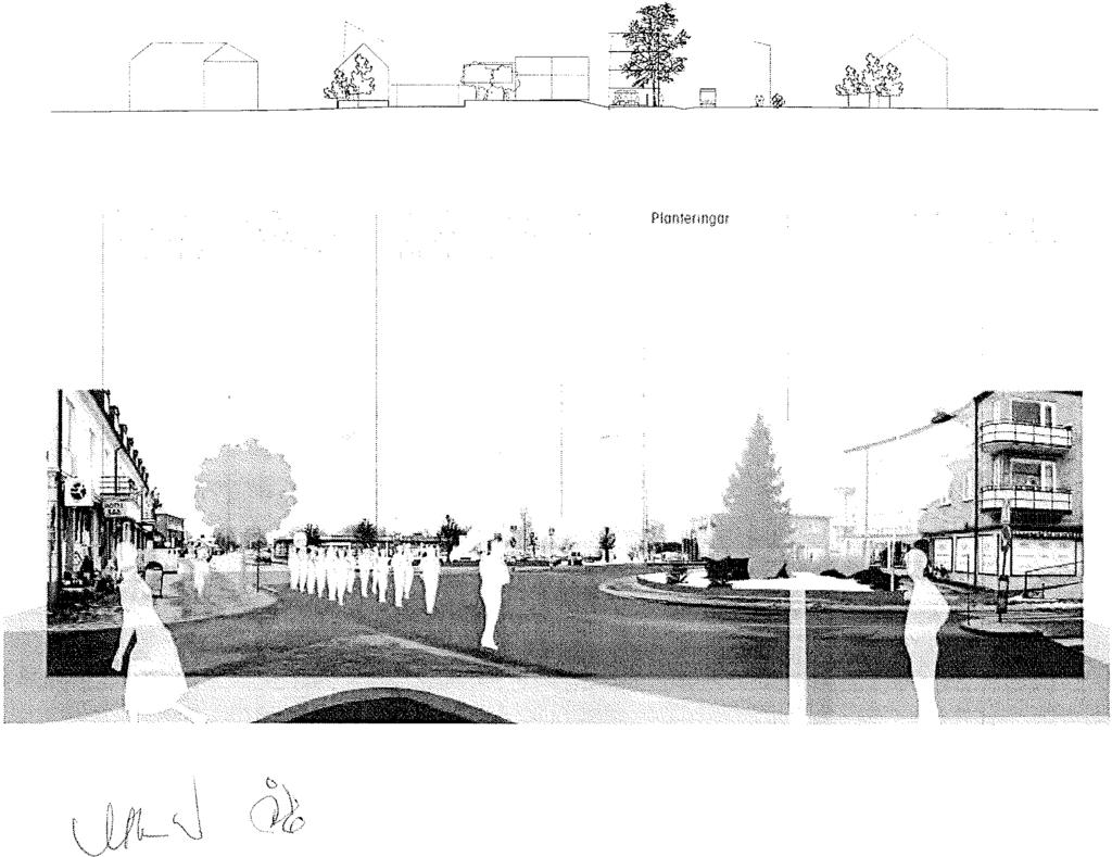 146 Delprojekt H: Storgatan Storgatan genom Karlsborgs tätort fungerar både som huvudgata för tätorten och som genomfart för väg 49 Det gör att vägen traflkeras av tung genomfartstrafik som genom