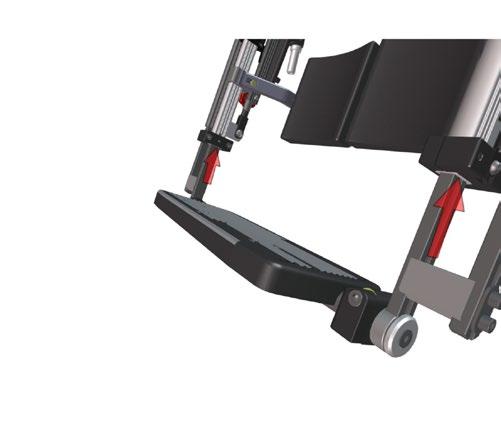 9. TRANSPORT Rullstolar med Netti Dynamic System benstöd kan användas som säte i en bil om rullstolsmodellen har varit testad och godkänd enligt ISO 7176-19. Observera!