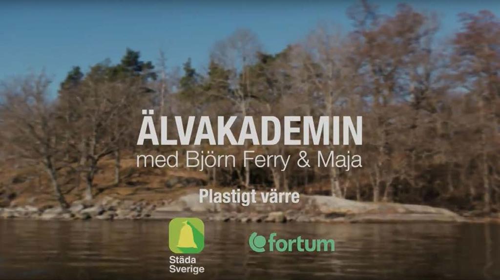 ÄLVAKADEMIN Alla som ska städa ska ha sett vår utbildningsserie: Älvakademin med Björn Ferry och Maja. Det är vår nya satsning som berättar bl.a. varför vi har Älvstädningen och hur man ska städa säkert under dagen.