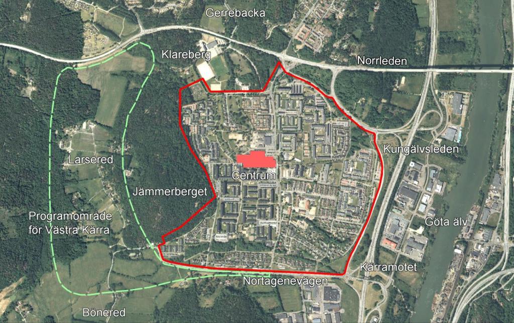 Bakgrund Programmets syfte Programarbetet syftar till att utreda områdets potential och behov.