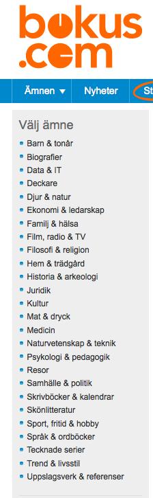 Organisation av innehåll