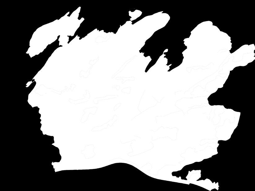 Bykärnan utgörs av nuvarande brukningscentrum och ny bebyggelse. Här bevaras det större landskapsrummet.