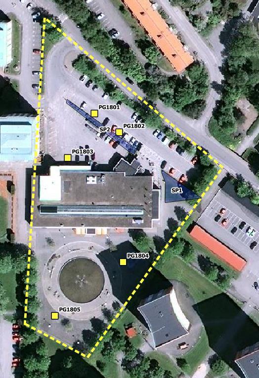 Gitarrgatan Sid 7 (10) 1318 174 3 Genomförd undersökning Provtagningen genomfördes den 5 juli 2018 av Ulrika Almkvist från Structor.